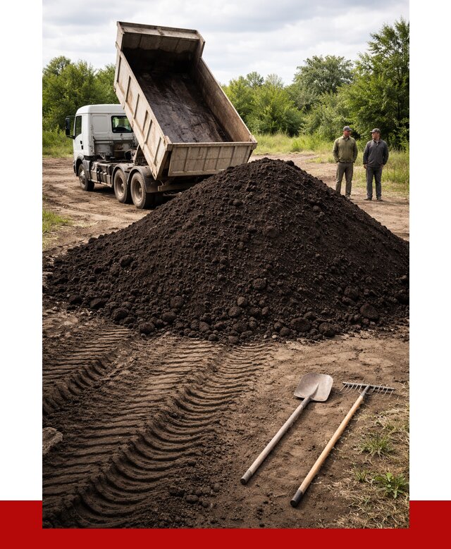 Купить чернозем навалом в Касимах от 1305 р. за куб | ПРОНЕРУДКсм