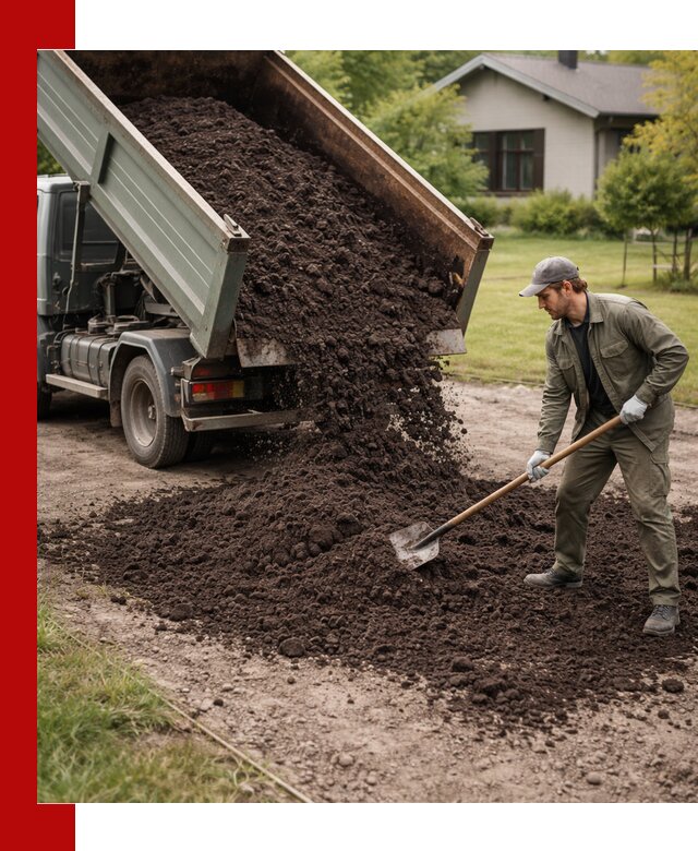 Чернозем для газона с доставкой в Касимах быстро и качественно