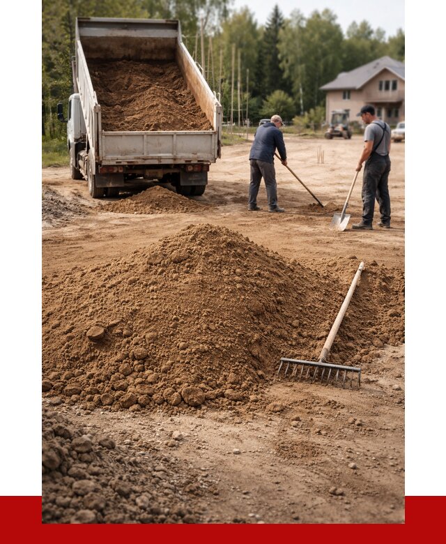 Суглинок для планировки в Касимах с доставкой от 4567 р. | ПРОНЕРУДКсм