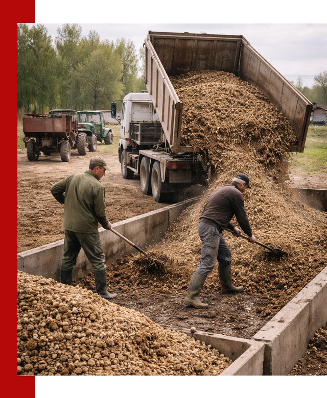 Куриный помет с доставкой в Касимах оптом и в розницу