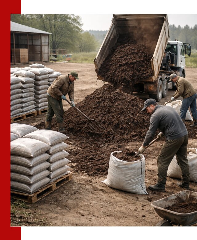 Доставка компоста оптом и в розницу в Касимах