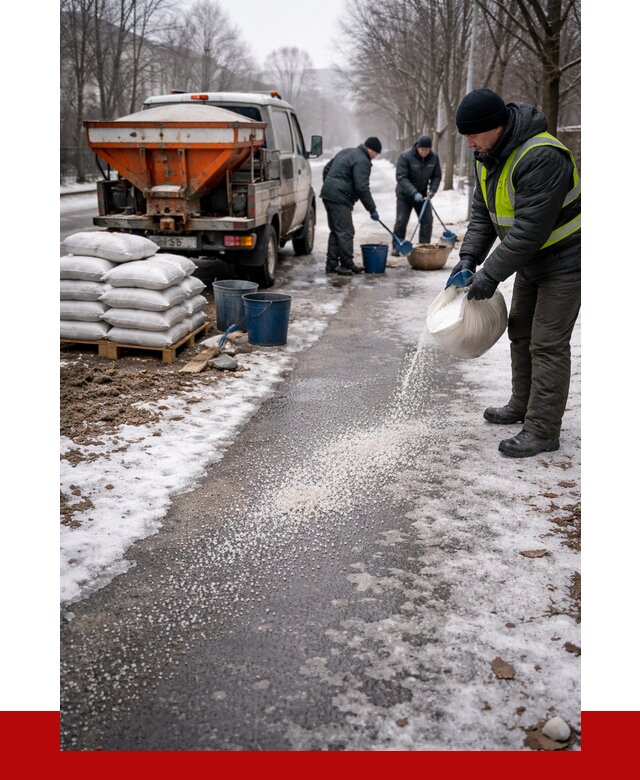 Реагент против гололеда в Касимах с доставкой от 4893 р. | ПРОНЕРУДКсм