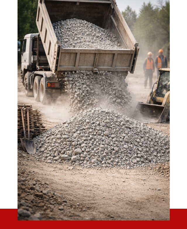 Купить дробленый бетон в Касимах от 1849 р./куб | ПРОНЕРУДКсм
