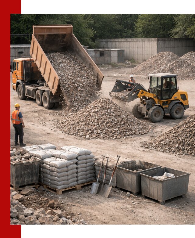 Вторичные материалы для отсыпки в Касимах — поставка и доставка