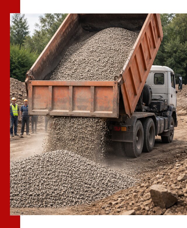 Доставка сыпучих материалов самосвалом в Касимах быстро и надежно