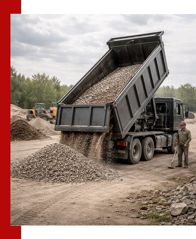 Доставка самосвалом 30 м3 по выгодным ценам в Касимах