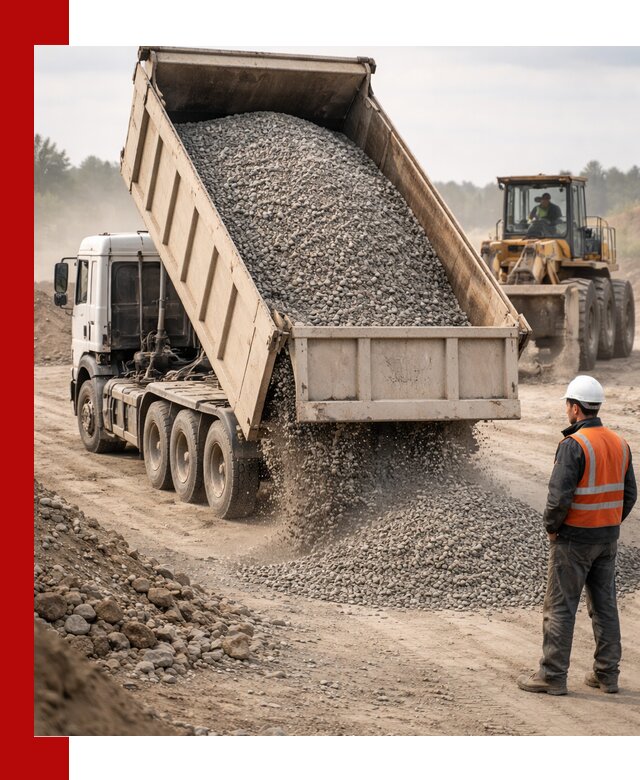 Доставка самосвалом 40 кубов цемента и сыпучих в Касимах