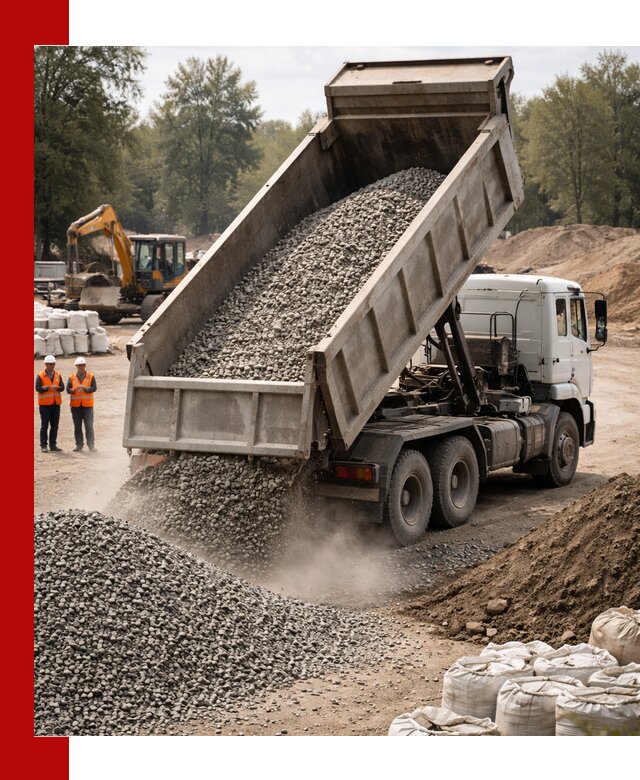 Аренда самосвала в Касимах для доставки сыпучих и нерудных материалов