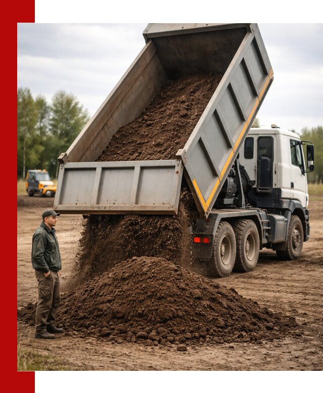 Аренда самосвала с водителем в Касимах для сыпучих грузов и навоза