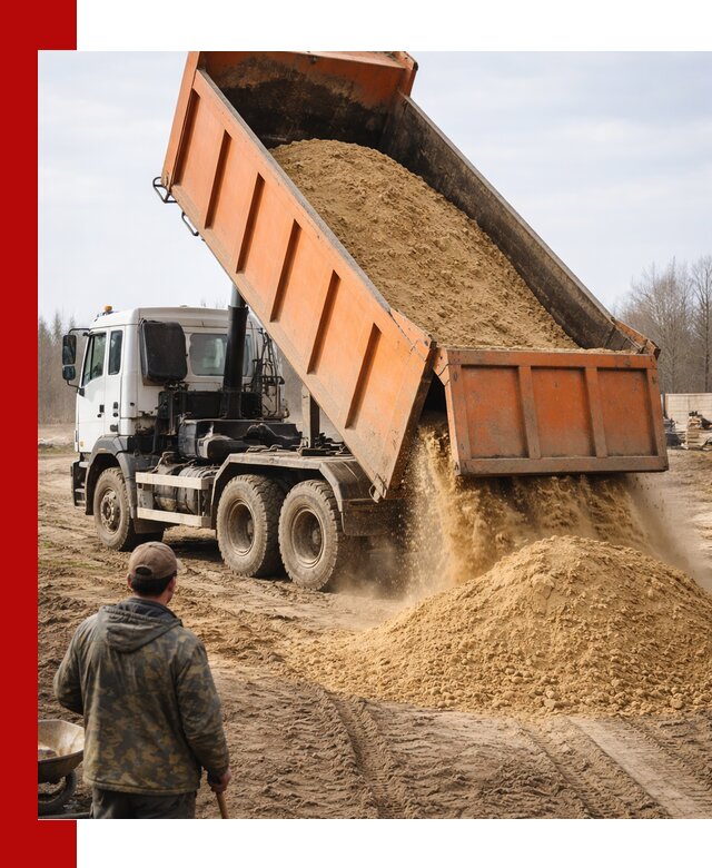 Аренда самосвала 20 тонн для перевозки грузов в Касимах