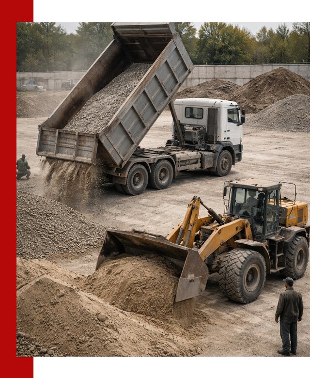 Перевозка сыпучих грузов самосвалами и бортовыми в Касимах