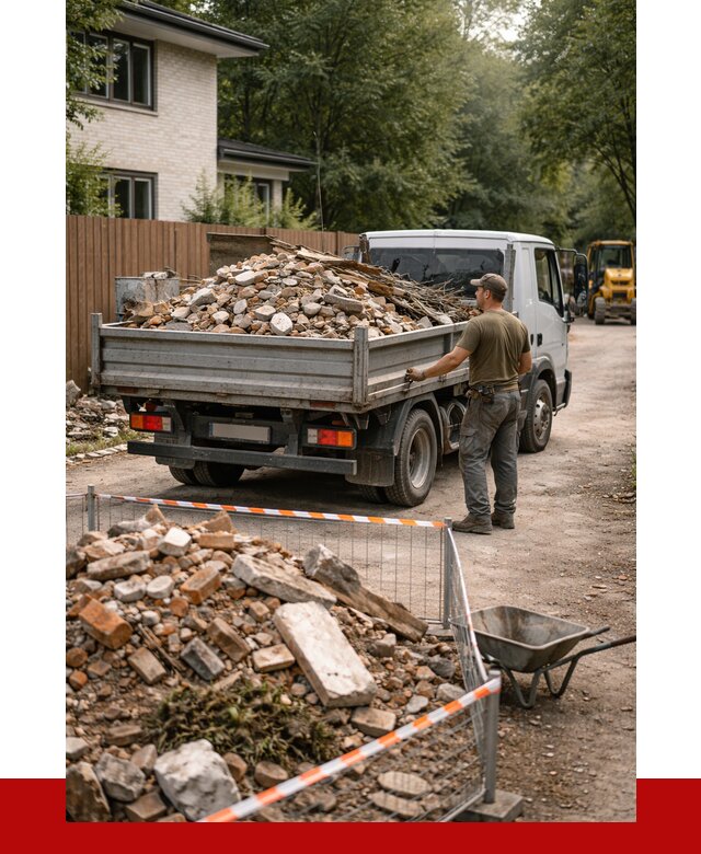 Вывоз строительного мусора с погрузкой в Касимах от 8156 р | ПРОНЕРУДКсм