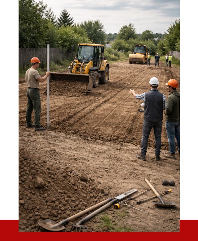 Планировка участка грунтом в Касимах от 4893 р ПРОНЕРУДКсм