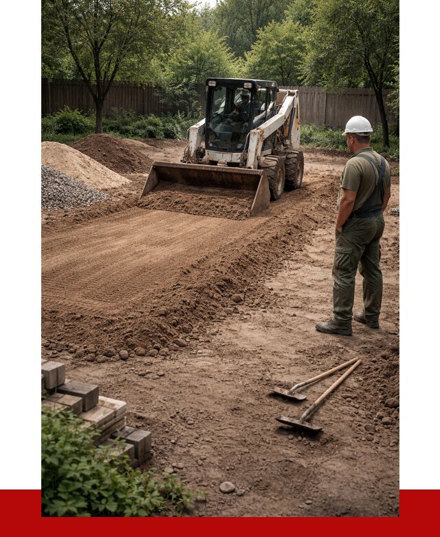 Выравнивание участка под ключ в Касимах от 3806 р. | ПРОНЕРУДКсм