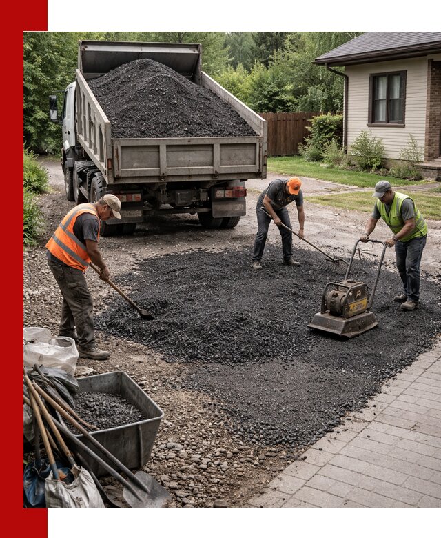 Асфальтовая крошка для двора с доставкой в Касимах